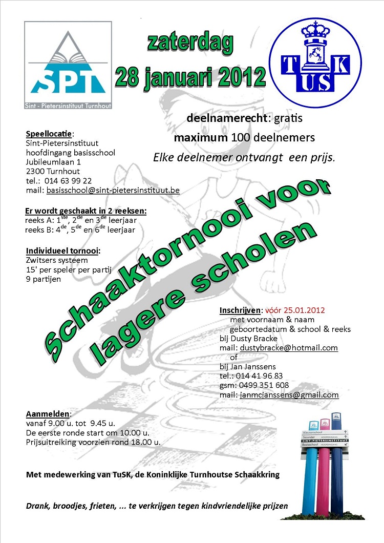 Schoolschaaktornooi2012